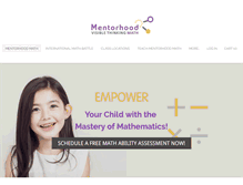 Tablet Screenshot of mentorhood.com.hk